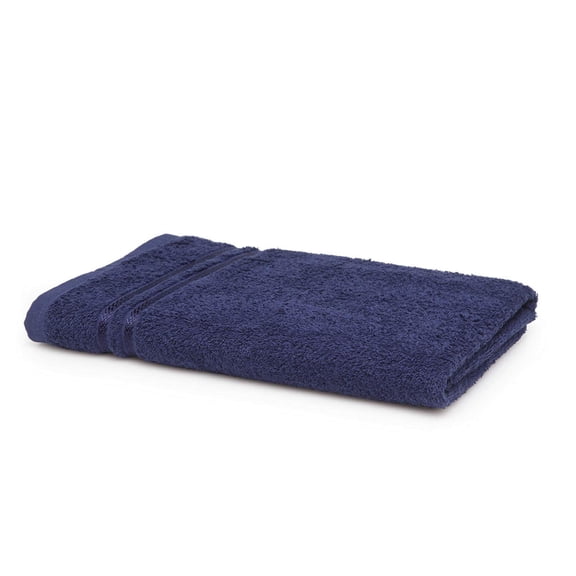 Welspun 100% Cotton Quick Dry Bath Towel 400 Gsm | High Absorbency Super Soft, Fast Drying Bath Towels (Dark Blue)
