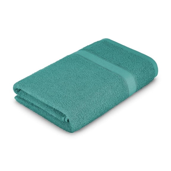 Welspun Alpha Cotton Large Bath Towel Soft & Absorbent 500 Gsm (Dobby - Light Teal)