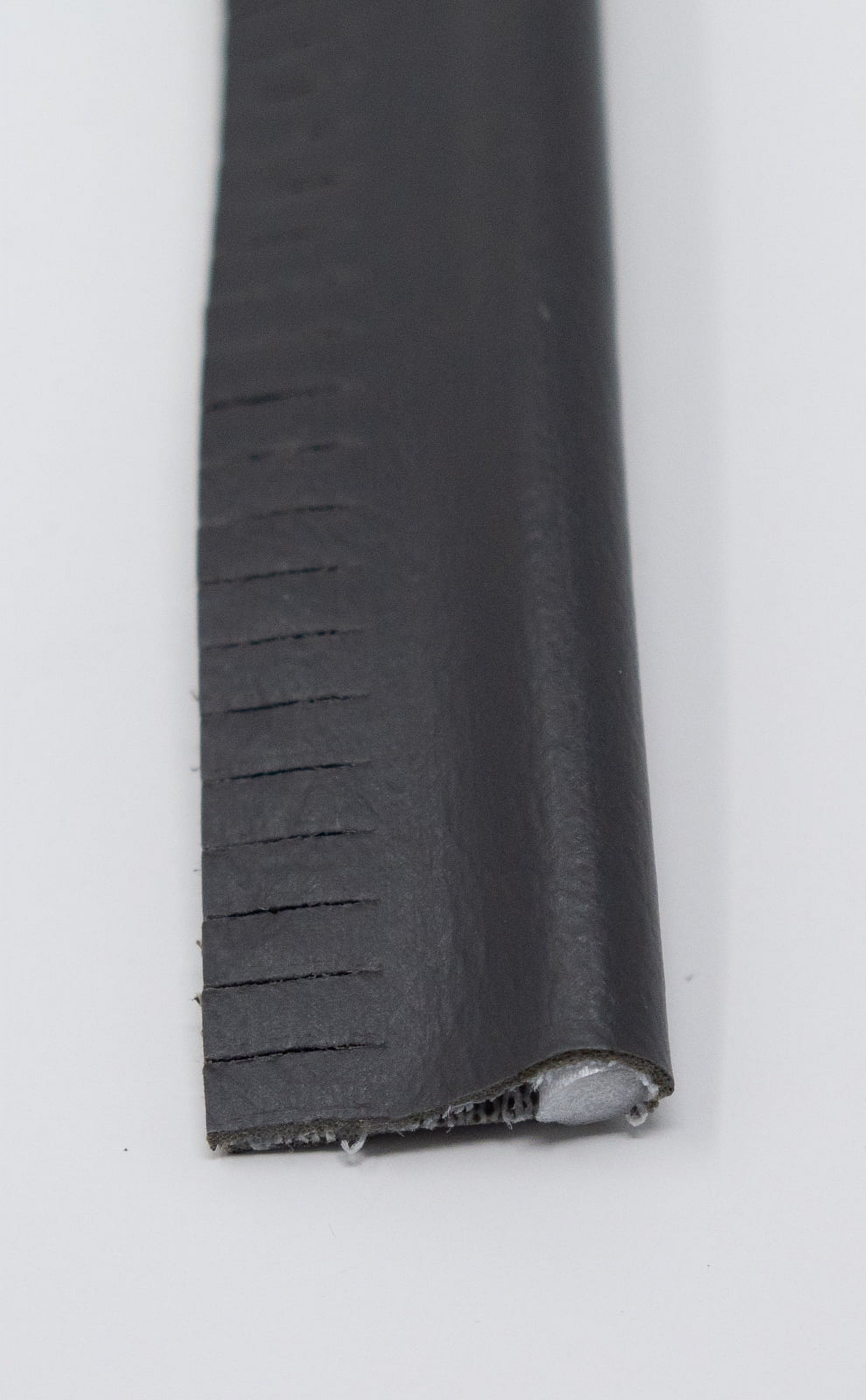 Welt Piping Marine Vinyl Upholstery Trim Very Dark Gray SAMPLE 3" Boat