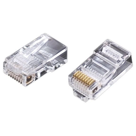 Weltron RJ-45 8P8C Modular Plug for Cat6 Rated Cable 44-751-8LB6N 447518LB6N
