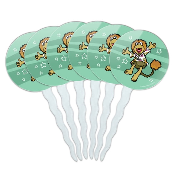 Wembley Leaping with Joy Fraggle Rock Cupcake Picks Toppers Decoration Set of 6