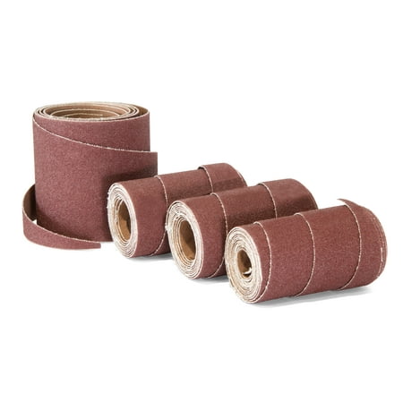 Wen 120-grit 10-inch Pre-cut Ready-to-wrap Drum Sander Sandpaper, 4-pack