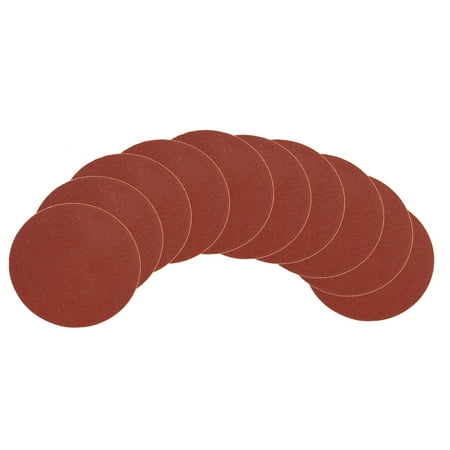 Wen 80 Grit Adhesive Backed 5 Inch Disc Sandpaper, 10 Pack