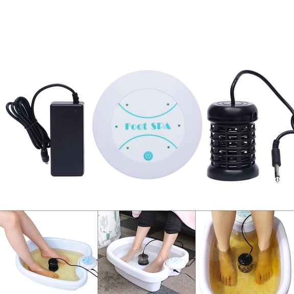 WenDissy 110-220V Ionic Detox Foot Bath Machine, 30 Min Timed Portable Low Noise Foot Spa Detox Device for Home Beauty Spa Clubs