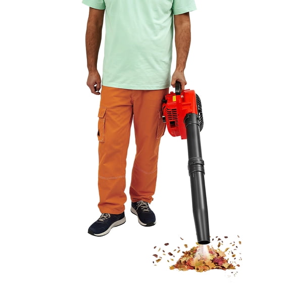WenDissy 25.4cc 2-Stroke Gas Handheld Leaf Blower, Pull Start Portable Gas Blower for Yard Snow Dust Debris Clearing