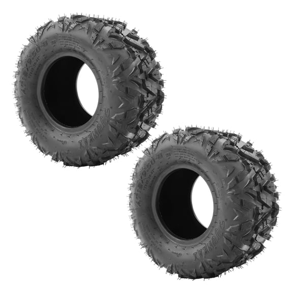 WenDissy 25F Speed Rating ATV Replacement Tires, Puncture Resistant Rubber Nylon Replacement Tire, Fit Zero Turn Mower Mini Truck