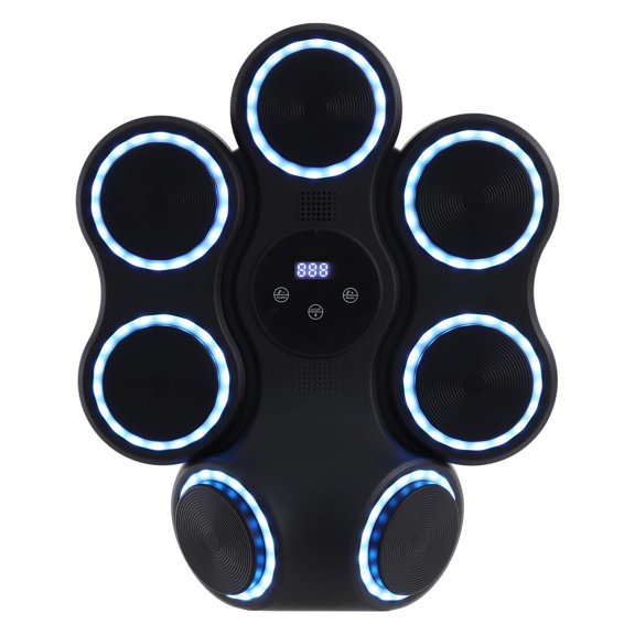 WenDissy Wall Mount 7-Target Smart Bluetooth Boxing Trainer, 11 Modes 9 Speed Boxing Machine with Gloves for Home Fitness