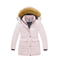 thumbnail image 1 of WenVen Girl's Winter Coat Warm Puffer Jacket Insulated Windproof Outerwear with Hood Pink 6/7, 1 of 12