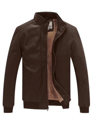 Men's Brown Fleece Jackets