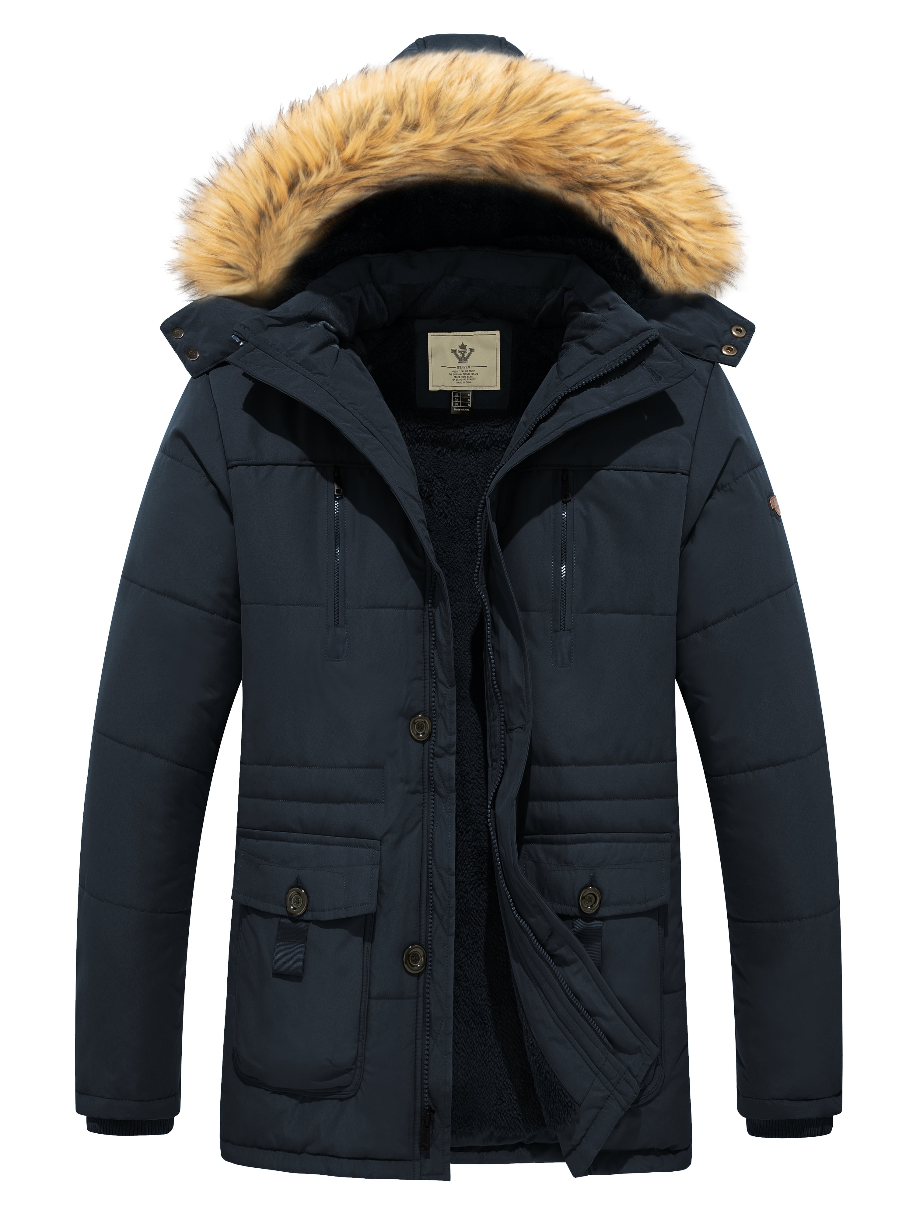 Winter Coat Haines Parka Jacket Winter Fleece Coats For Men