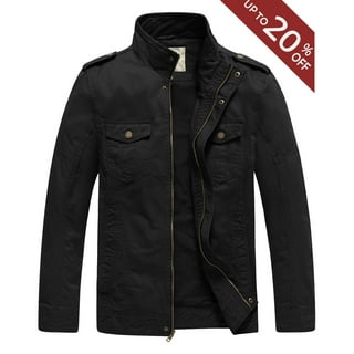Black Utility Jacket Mens