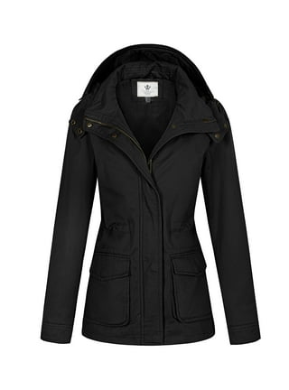 Women's quilted top car coat