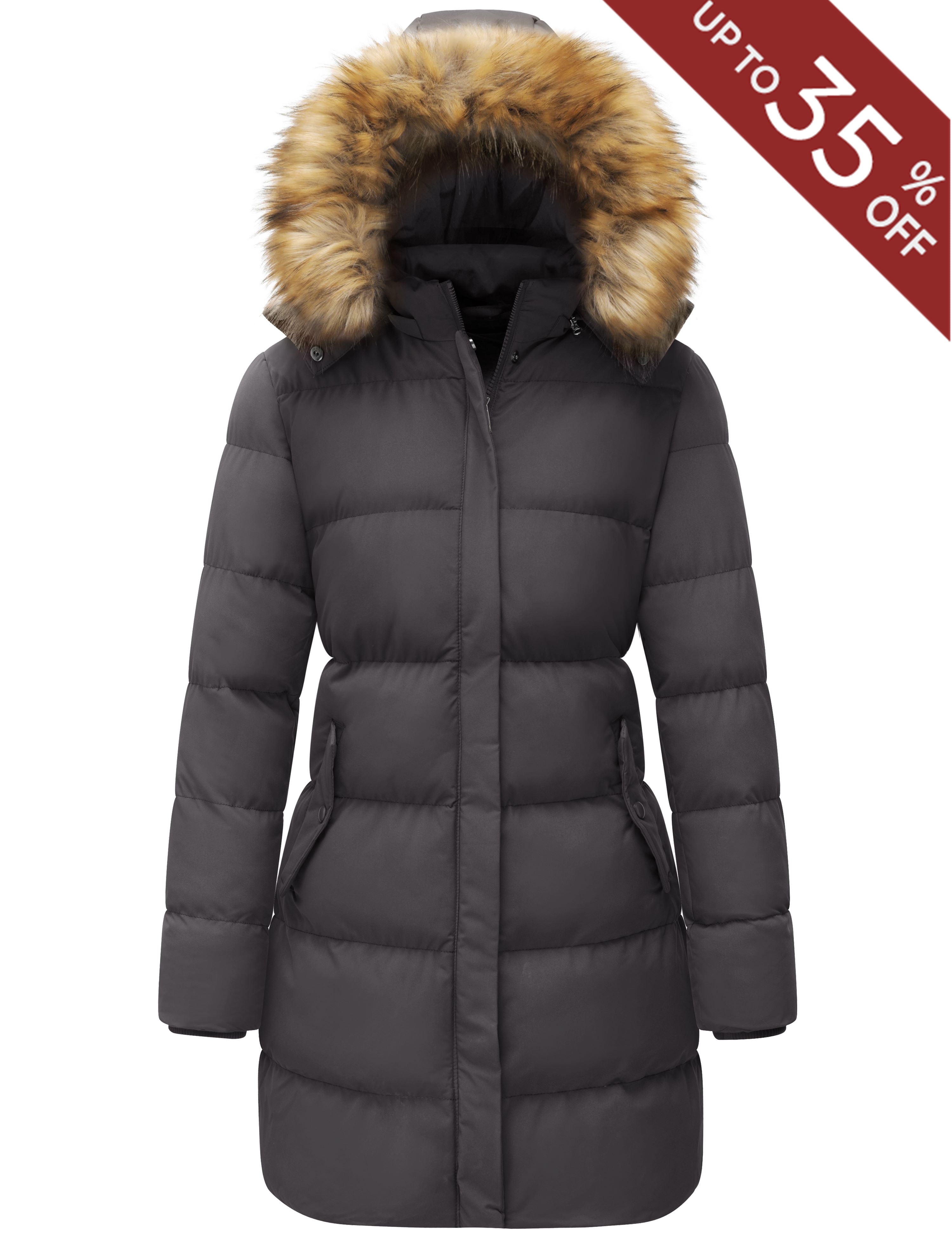 Laurena Hooded Warm Jacket For Women With Plush Soft Lining And Protective Windproof Hood main image 0