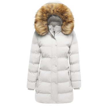 WenVen Women's Winter Puffer Coat - Waterproof, Thickened, Hooded Long Jacket For Cold Weather (Multiple Colors)