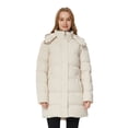 thumbnail image 1 of WenVen Women's Winter Jacket Snow Coat Puffer Warm Parka Windproof with Adjustable Hood Beige 2XL, 1 of 11