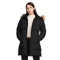 thumbnail image 1 of WenVen Women's Winter Jacket Waterproof Puffer Coat Insulated with Windproof Hood Black M, 1 of 11