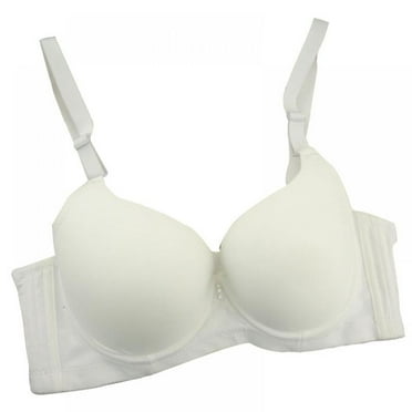 Wenasi Women Push Up Bra Smooth Thin Adjustable Underwear C D Big Cup Four Button