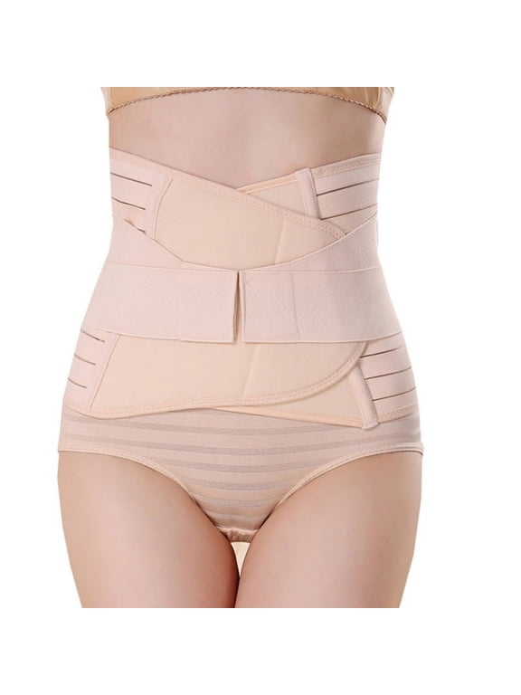 Women's 3 in 1 Abdominal Binder Shapewear, Black