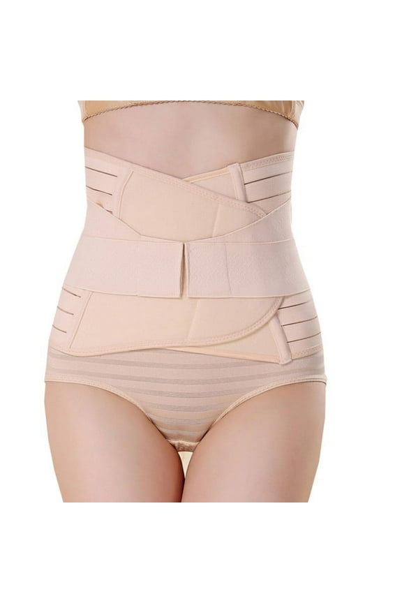 Women's 3 in 1 Abdominal Binder Shapewear, Black