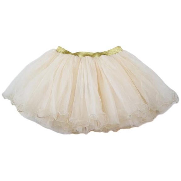 Wenchoice Beige & Gold Tutu - Infant, Toddler & Girls L(5-6Y)