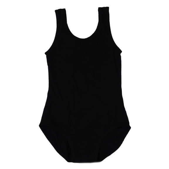 Wenchoice Black Bow-Accent Leotard - Girls M(3Y-4Y)