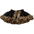 thumbnail image 1 of Wenchoice Black Leopard Bow Pettiskirt Girl's L(5T-6T), 1 of 1