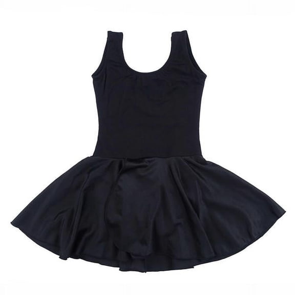 Wenchoice Black Skirted Tank Leotard - Toddler & Girls S(0-2 Years)