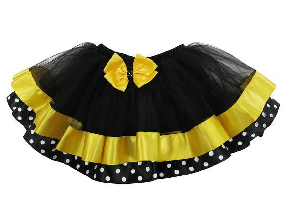 Black and yellow tutu skirt 2025