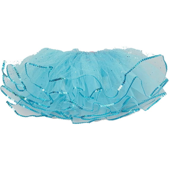 Wenchoice Blue Glitter Reversible Tutu Girl's L(5T-6T)