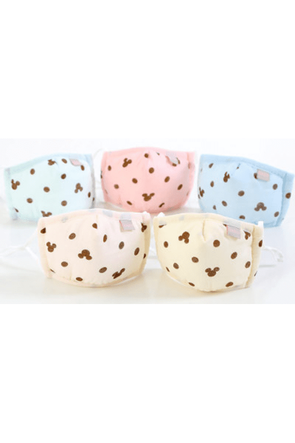 Colors Mickey Dots Cotton Kids Mask One Size