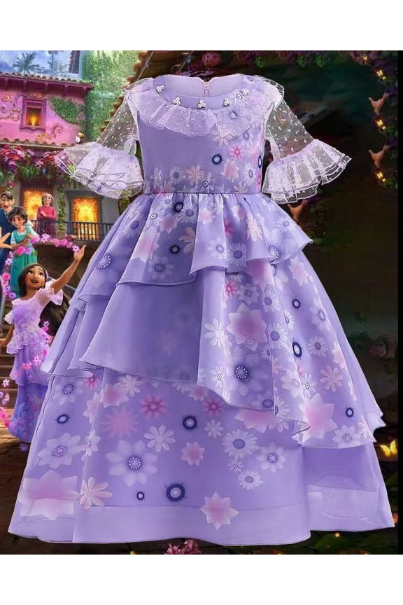 Encanto Isabela Madrigal Dress XXL(9-10Y)