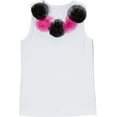 thumbnail image 1 of Wenchoice Girl's White Five-Flower Tank - L(5T-6T), 1 of 1