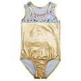 thumbnail image 1 of Wenchoice Gold Rainbow Polka Dot T-Back Leotard Girl'S S(0-2Y), 1 of 2