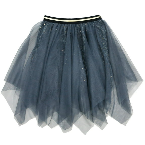 Wenchoice Gray Glitter Uneven Cut Tutu Skirt Girl'S S(1Y-2Y)