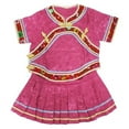 thumbnail image 1 of Wenchoice Hot Pink Floral Tee & Pleated Skirt - Toddler & Girls M(3-4Y), 1 of 2