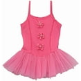 thumbnail image 1 of Wenchoice Hot Pink Flower Skirted Leotard Girl's XL(7T-8T), 1 of 1