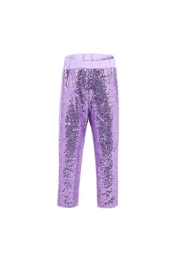 Lavender Sequins Legging Pants S(1-2Y)