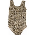 thumbnail image 1 of Wenchoice Leopard Sleeveless Leotard Girl's XL(7T-8T), 1 of 1