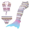 thumbnail image 1 of Wenchoice Multicolor Mermaid Tail 3 Pieces Swimming Suit M(3-4Y), 1 of 1