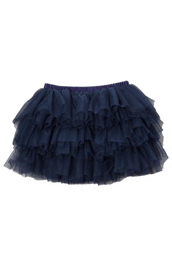 Navy Blue Ruffle Layer Tutu Girl's M(3T-4T)