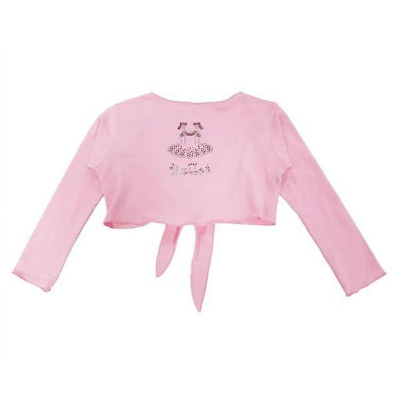 Wenchoice Pink 'Ballet' Wrap Top - Toddler & Girls L(5-6Y)