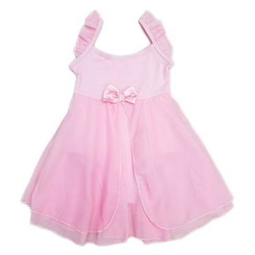 Wenchoice Pink Empire Waist Chiffon Skirted Ballet Dress Girl'S M(3Y-4Y)