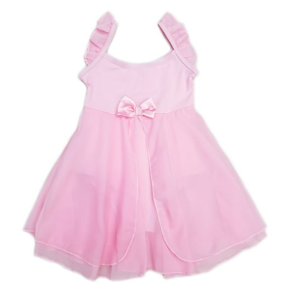 Wenchoice Pink Empire Waist Chiffon Skirted Ballet Dress Girl'S S(1Y-2Y)