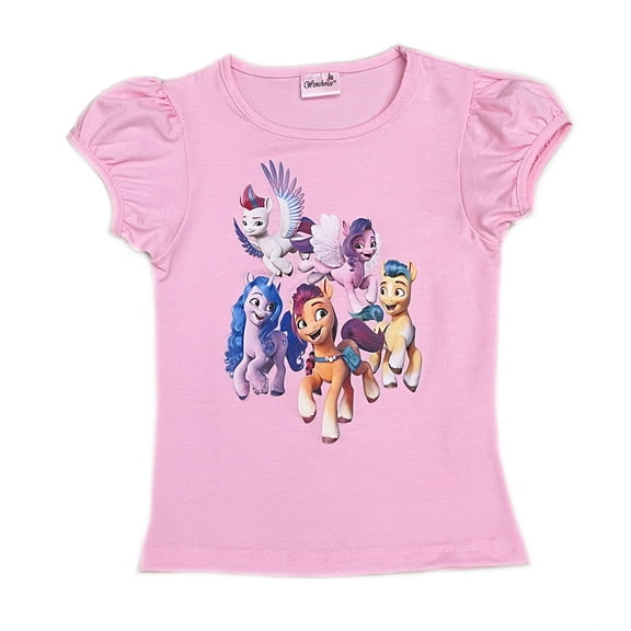 Wenchoice Pink My Little Pony New Gen Short Sleeve Shirt M(3-4Y)