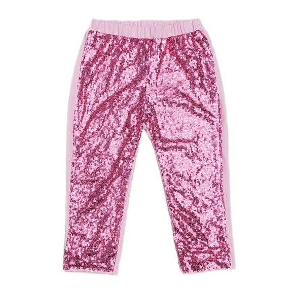 Wenchoice Pink Sequins Legging Pants M(3-4Y)
