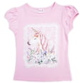 thumbnail image 1 of Wenchoice Pink Unicorn Short Sleeve Shirt Girl'S Xl(7Y-8Y), 1 of 1