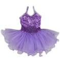 thumbnail image 1 of Wenchoice Purple Sequins Ballet Dress&nbsp;GirlsX L(7Y-8Y), 1 of 1