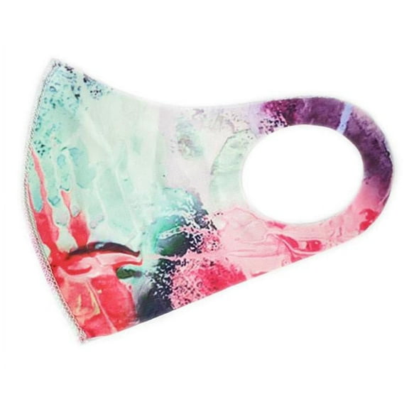 Wenchoice Rainbow Floral Kids Washable Mask One Size