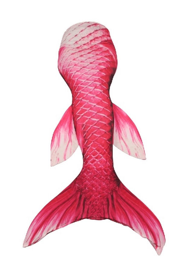 Red Scales Fish Tail Teen Adult L(5-6Y)