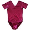 thumbnail image 1 of Wenchoice Shiny Hot Pink Short-Sleeve Leotard Girl'S Xl(7Y-8Y), 1 of 1